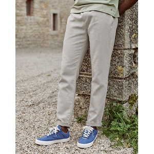 FAGUO DREUILLE PANTS WOVEN<br>Ecru Lin