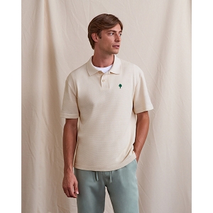 FAGUO MONTGE POLO KNIT<br>Ecru