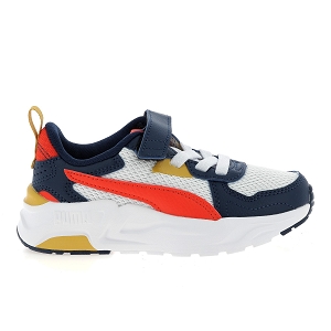 PUMA PS TRINITY LITE<br>Marine rouge Toile Mesh