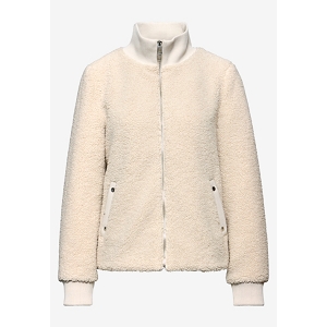  TEDDY JKT W. KNIT DETAILS<br>Beige  