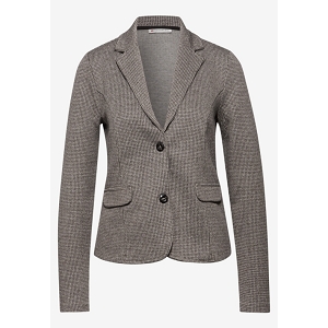 STREET ONE QR BASIC BLAZER<br>Marron