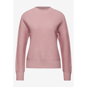  SEAMLESS STRUCTURE SWEATER<br>Rose  