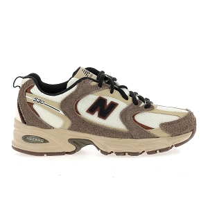 NEW BALANCE 530<br>Marron blanc Toile Mesh