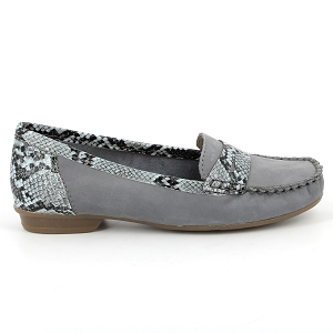 RIEKER 40054<br>Bleu multi Cuir lisse