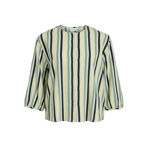 VILA VICALIGO 34 ONECK TOPRF<br>Bleu jaune