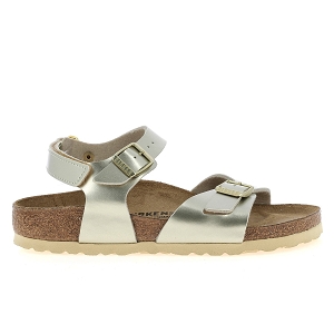 BIRKENSTOCK RIO BIRKOFLOR<br>Mordoré Cuir synthétique