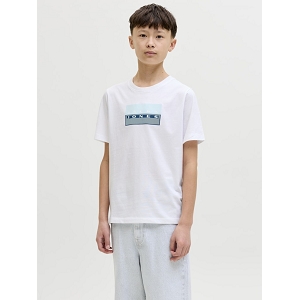 JACK AND JONES KIDS JCOFUSION DOTS PRINT TEE SS CN SN JNR<br>Blanc