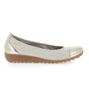 CAPRICE 22103<br>Blanc or Cuir lisse