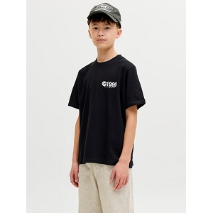 JACK AND JONES KIDS JCOMINERAL PHOTO BACK TEE SS CN JNR<br>Noir