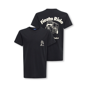ONLY AND SONS KIDS OSJTACO REG SS TEE JRS<br>Noir