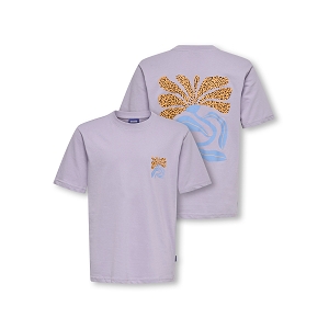 ONLY AND SONS KIDS OSJMEMPHIS LIFE RLX SS JRS<br>Violet multi