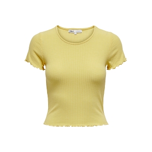 ONLY EMMA SS SHORT TOP NOOS JRS<br>Jaune