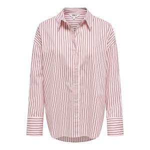 ONLY OREGON ALVA LS REG SHIRT NOOS WVN<br>Rose