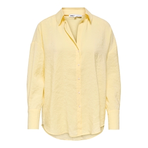 ONLY ZAZIMA LS LOOSE SHIRT WVN NOOS<br>Jaune