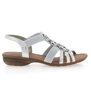 REMONTE R3605<br>Blanc argent Cuir lisse
