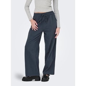 ONLY TIZANA COTTON LOOSE PANTS WVN NOOS<br>Bleu Lin