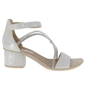 RIEKER 64654<br>Argent Cuir synthétique