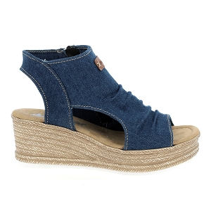 RIEKER 68791<br>Jean navy Toile Canvas