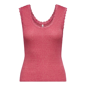 ONLY CARLA SL GLITTER TOP CS JRS<br>Fuchsia