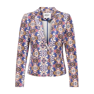 ONLY POPTRASH LS AOP BLAZER TLR CS<br>Marine rose