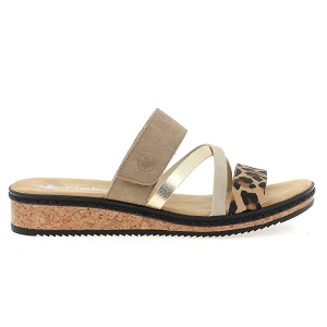 RIEKER V3652<br>Marron or Cuir synthétique