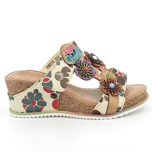 LAURA VITA BONITO 224<br>Blanc multi Cuir lisse