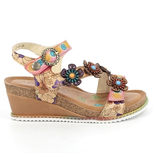 LAURA VITA BONITO 524<br>Marron multi Cuir lisse