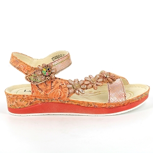 LAURA VITA BRCUELO 81<br>Orange multi Cuir lisse