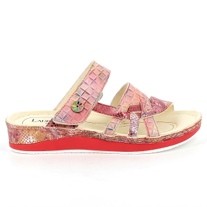 LAURA VITA BRUEL 05<br>Rouge multi Cuir lisse