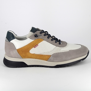 FLUCHOS F1957<br>Blanc jaune Cuir lisse