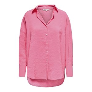ONLY CARMAKOMA CARZAZIMA LS LOOSE SHIRT WVN NOOS<br>Rose