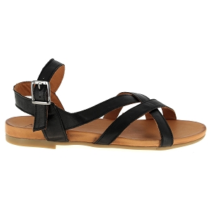 ALTEX CLAUDINE<br>Noir Cuir lisse