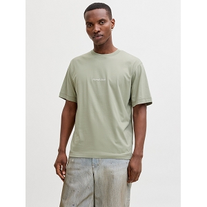 JACK AND JONES JORNORREBRO EMB TEE SS CREW NECK NOOS<br>Kaki