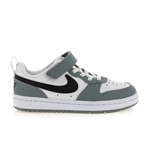 NIKE COURT BOROUGH LOW<br>Gris multi Cuir synthétique
