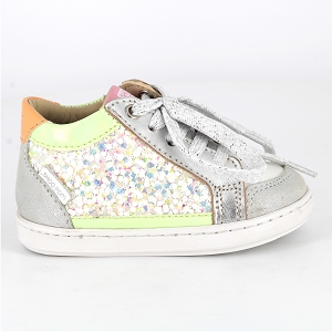 SHOOPOM BOUBA CONNECT<br>Argent multi Cuir lisse