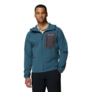 COLUMBIA TALL HEIGHTS™ III HOODED SOFTSHELL<br>Pétrole