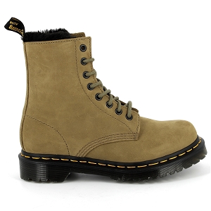 DR MARTENS 1460<br>Kaki Cuir lisse