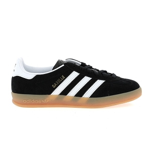 ADIDAS GAZELLE J<br>Noir multi Croute de cuir