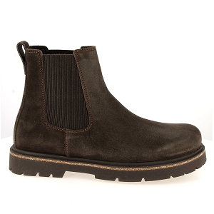  HIGHWOOD SLIP ON<br>Marron foncé Croute de cuir Uni