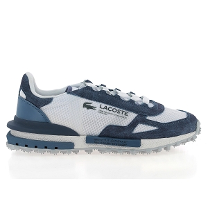 LACOSTE ELITE ACTIVE<br>Blanc bleu Toile Mesh