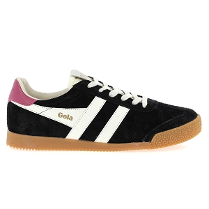 GOLA ELAN<br>Noir blanc Croute de cuir