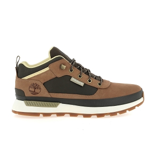  FIELD TREKKER MID LACE UP<br>Marron kaki Cuir gras Uni
