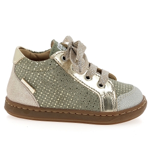 SHOOPOM BOUBA ZIP BOX<br>Vert or Cuir lisse