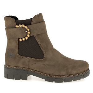 RIEKER Z3564<br>Taupe Cuir synthétique