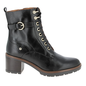 PIKOLINOS LLANES<br>Noir or Cuir lisse