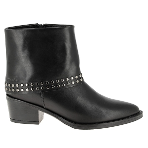 TAMARIS 25708<br>Noir Cuir lisse