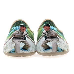 LA MAISON DE LESPADRILLE MULE GENDARME<br>Multicolore