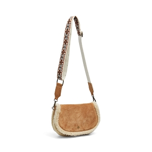 PIECES PCRISIA SUEDE CROSS BODY FC<br>Marron clair Cuir lisse