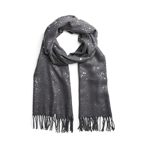  PCRACHEL LONG SCARF BC<br>Gris argent Polyester 