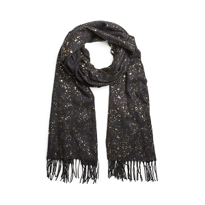  PCRACHEL LONG SCARF BC<br>Noir or Polyester 